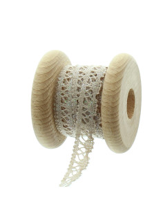 Encaje iridiscente - Beige