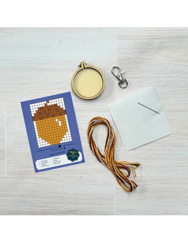 Mini kit de bordado punto de cruz - Deja de holgazanear