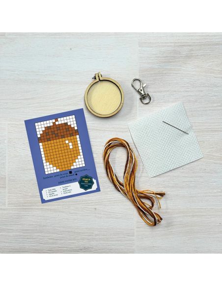 Mini kit de bordado punto de cruz - Deja de holgazanear
