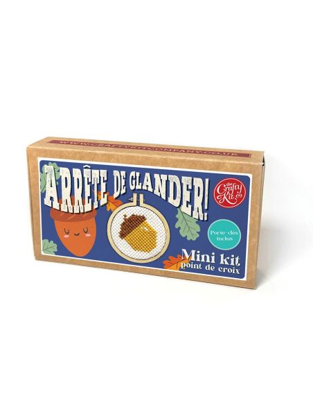 Mini kit de bordado punto de cruz - Deja de holgazanear