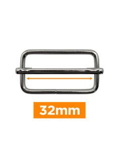 Bucle deslizante premium - Plata 32 mm