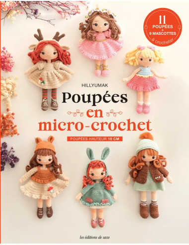 Libro de muñecas en micro ganchillo