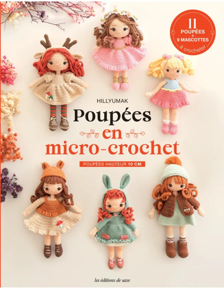 Libro de muñecas en micro ganchillo