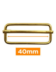 Bucle deslizante premium - Oro 40 mm