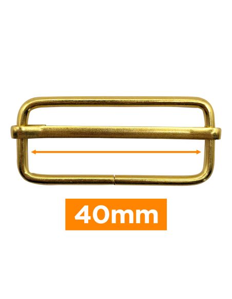 Bucle deslizante premium - Oro 40 mm