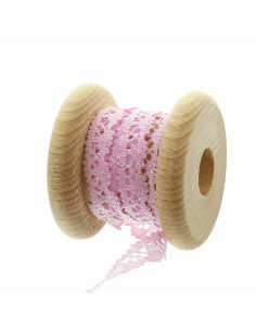 Encaje iridiscente - Rosa