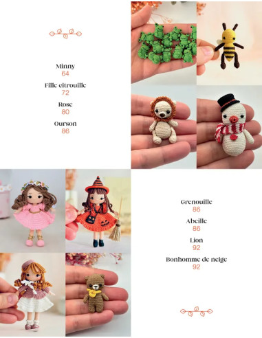 Libro de muñecas en micro ganchillo