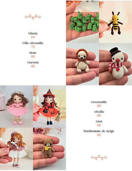 Libro de muñecas en micro ganchillo