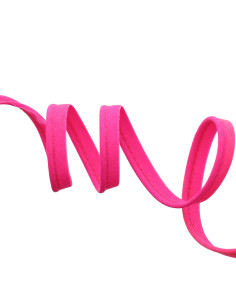 Piping todo textil 10 mm - Rosa fluorescente