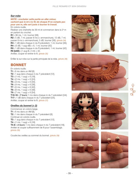 Libro de muñecas en micro ganchillo