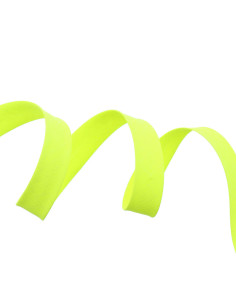 Cinta al bies todo textil - Amarillo fluorescente