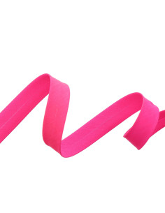 Cinta al bies todo textil - Rosa fluorescente