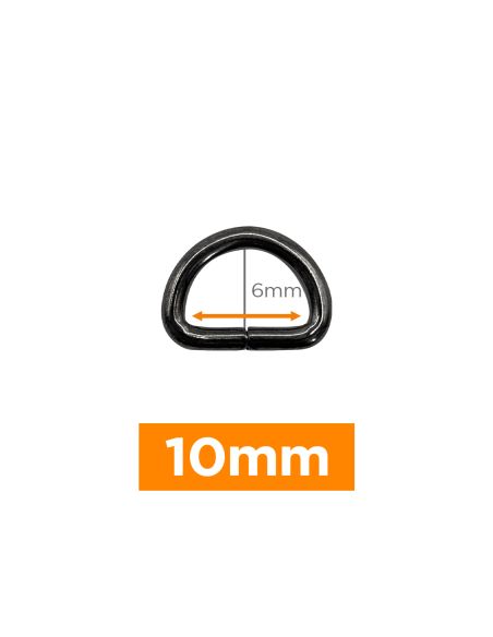 Anillo en D premium - Cañón de fusil 10 mm