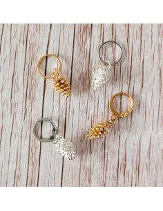 Juego de 4 anillos marcadores de puntos - Piñas