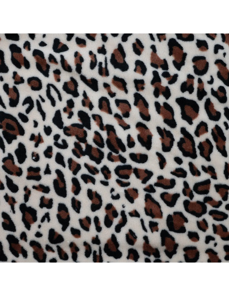 Tela de peluche - Leopardo