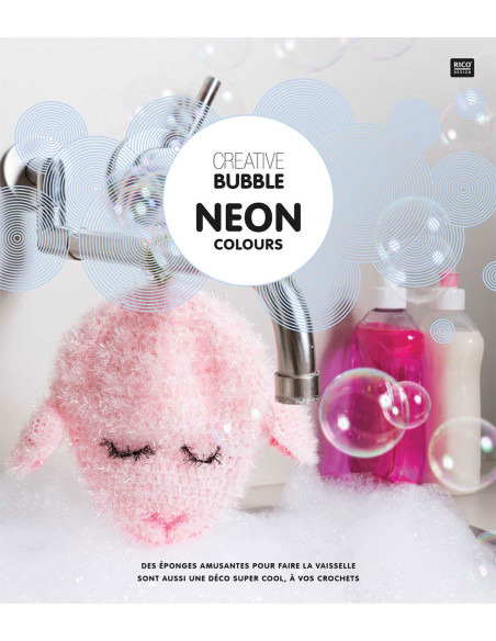 Libro burbuja creativa colores neón
