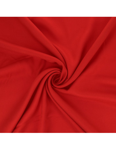 Tejido gabardina de viscosa - Rojo