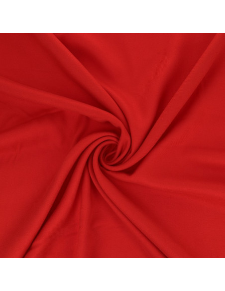 Tejido gabardina de viscosa - Rojo