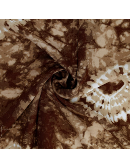 Tela tie-dye - Chocolate