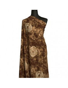 Tela tie-dye - Chocolate 2