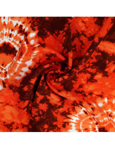 Tela tie-dye - Naranja