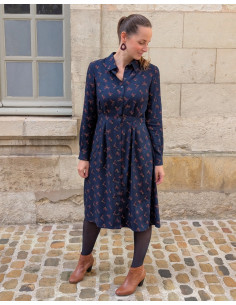 Patrón de vestido camisero Malonne - Anna Rose patterns 2