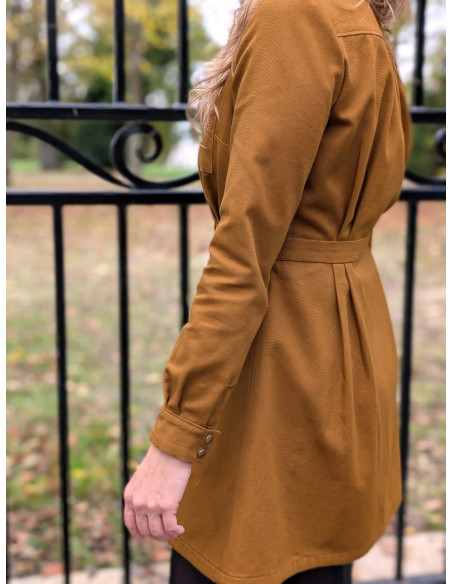 Patrón de vestido camisero Malonne - Anna Rose patterns