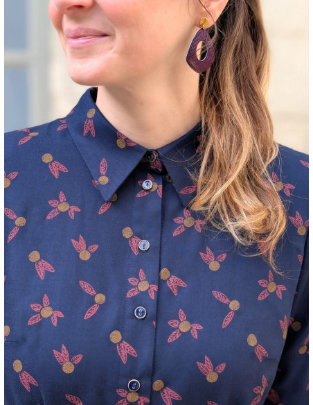 Patrón de vestido camisero Malonne - Anna Rose patterns