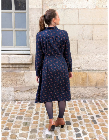 Patrón de vestido camisero Malonne - Anna Rose patterns
