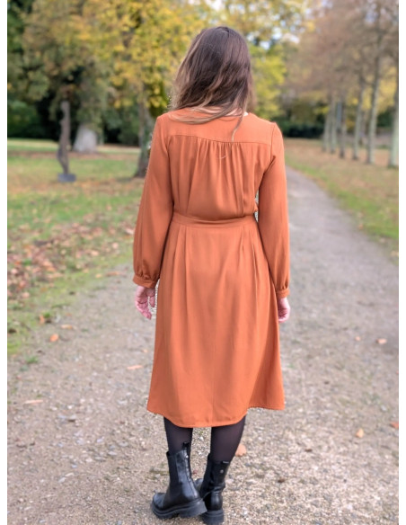 Patrón de vestido camisero Malonne - Anna Rose patterns