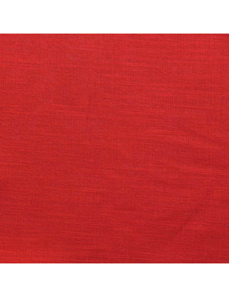 Tejido lino viscosa - Rojo