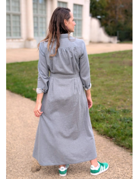 Patrón de vestido camisero Malonne - Anna Rose patterns