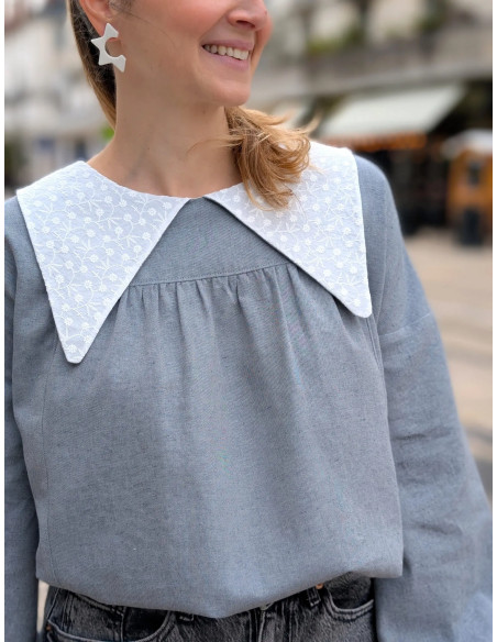 Patrón de blusa Manna - Anna Rose patterns