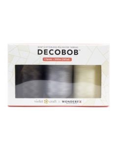 Estuche de 3 hilos para bordar Decobob 2000 m