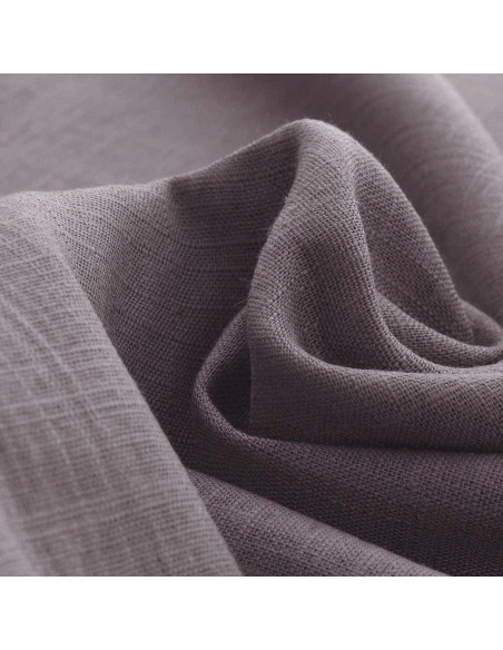 Tejido lino viscosa - Gris