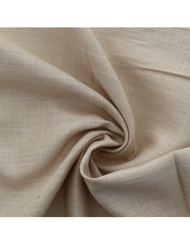 Tejido lino viscosa - Beige