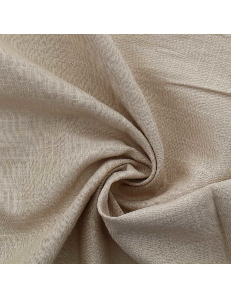 Tejido lino viscosa - Beige