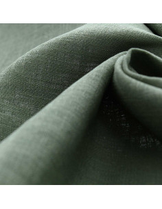 Tejido lino viscosa - Verde