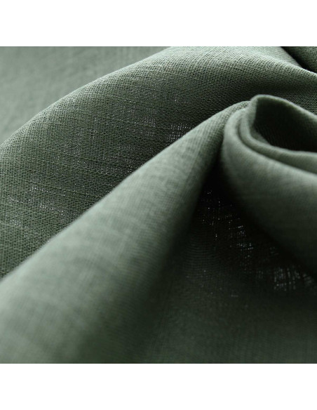 Tejido lino viscosa - Verde