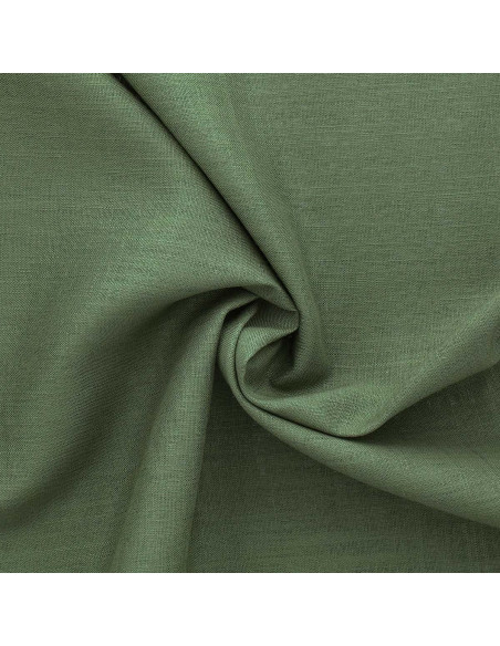 Tejido lino viscosa - Verde