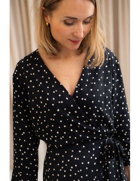 Patrón de vestido cruzado Salomé - Joli Lab