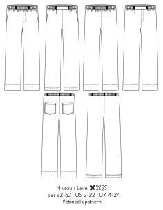 Patrón de pantalón Étincelle - Atelier Scämmit 2