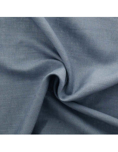 Tejido de lino y viscosa - Azul vintage oscuro 2