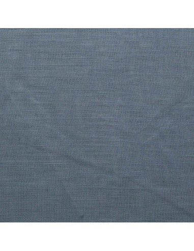 Tejido de lino y viscosa - Azul vintage oscuro