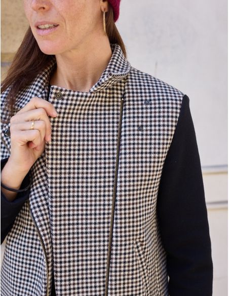 Patrón de chaqueta estilo perfecto Electra - Atelier Scämmit