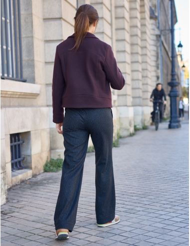 Patrón de chaqueta estilo perfecto Electra - Atelier Scämmit