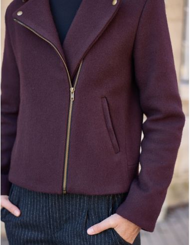 Patrón de chaqueta estilo perfecto Electra - Atelier Scämmit