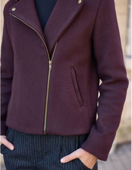 Patrón de chaqueta estilo perfecto Electra - Atelier Scämmit