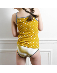 Patrón de camiseta sin mangas, braga o shorty Belle - Ikatee