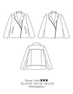 Patrón de chaqueta estilo perfecto Electra - Atelier Scämmit 2